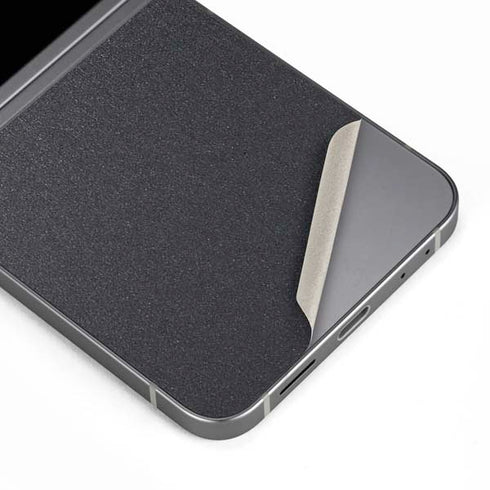 Brushed Steel Texture Galaxy Z Flip6 Skin